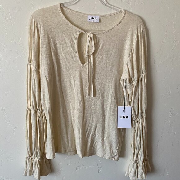 LNA / Revolve Xara Blouse in Jet Stream Size S NWT - Picture 2 of 8